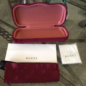 Gucci Velvet Hard Large Sunglass Case